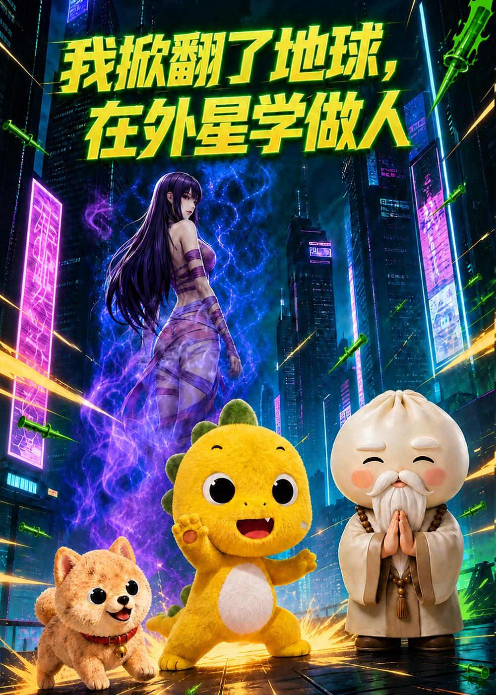 我掀翻了地球，在外星学做人封面图